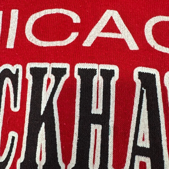 Vintage 1980s NHL Chicago Blackhawks Sweatshirt XL - Picture 10 of 10